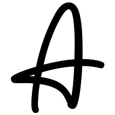 The A logo